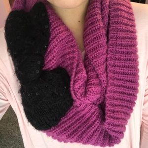 Betsey Johnson scarf and hat